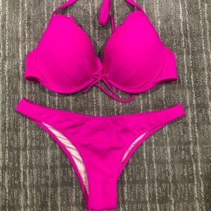 Victoria’s Secret Bikini - 34D & S - hot pink